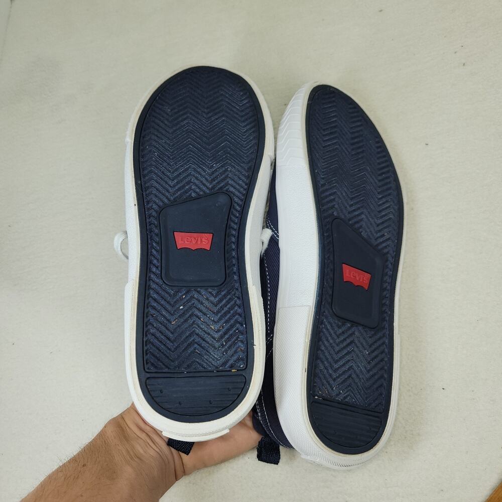 Levis Shoes Womens Naya Size 8.5 Blue 529794 Sneakers Comfort Casual Denim Jean - Picture 12 of 15